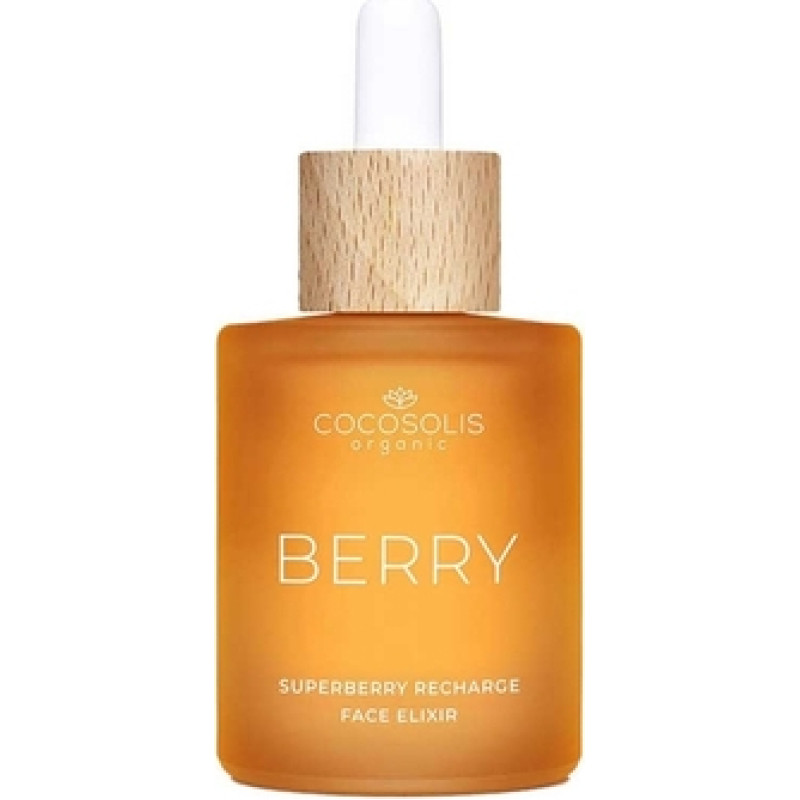 Cocosolis BERRY Superberry Recharge Face Elixir - Elix&iacute;r pro v&yacute;živu a revitalizaci pleti