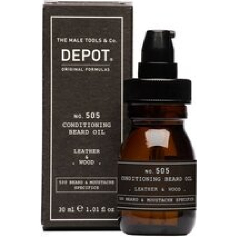 Depot No. 505 Conditioning Beard Oil Leather & Wood