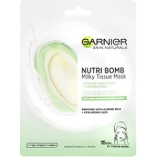 Garnier Skin Naturals Milky Tissue Mask - Textile face mask with almond milk for dry and sensitive skin