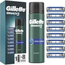 Gillette Mach3 Extra Comfort Shave Gel Set ( 8 pcs )