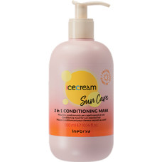 Inebrya Ice Cream Sun Care 2 IN 1 Conditioning Mask - Kondicionačn&iacute; maska pro vlasy vystaven&eacute; slunci