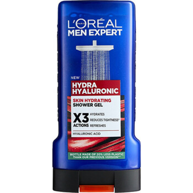 L&acute;or&eacute;al Men Expert Hydra Hyaluronic Shower Gel - Hydratačn&iacute; sprchov&yacute; gel