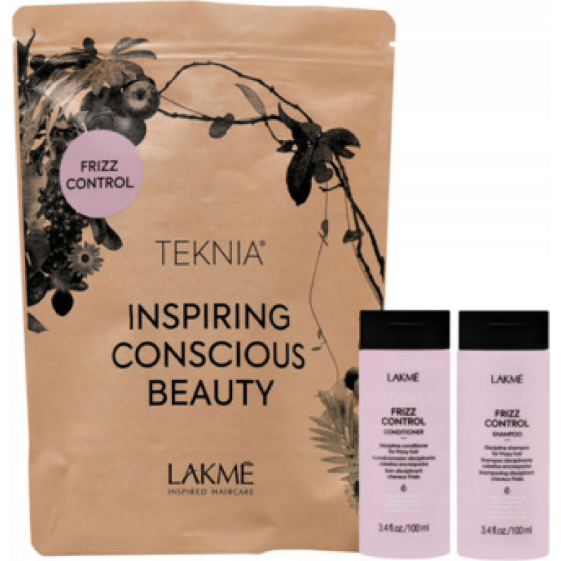Lakm&eacute; Teknia Frizz Control Travel Pack - Sada proti krepatěn&iacute; vlasů