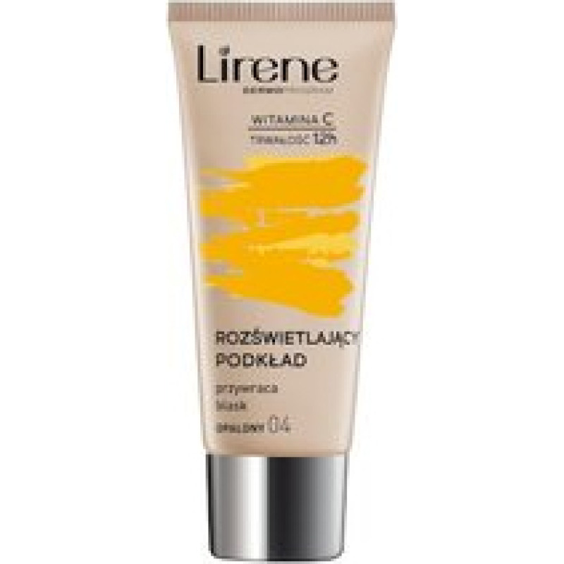 Lirene Brightening Fluid with Vitamin C - Rozjasňuj&iacute;c&iacute; fluidn&iacute; make-up pro dlouhotrvaj&iacute;c&iacute; efekt 30 ml
