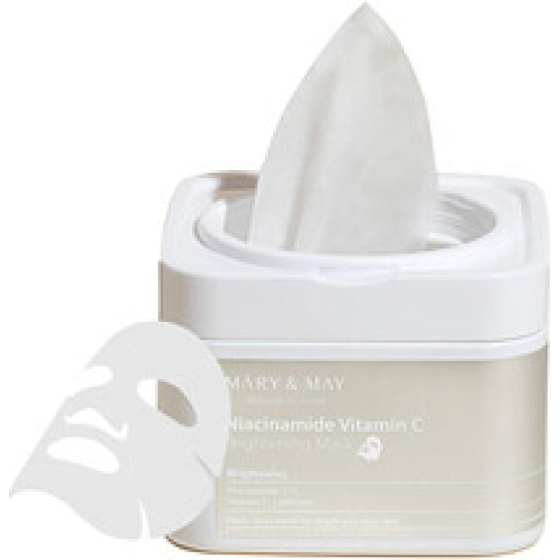Mary & May Niacinamide Vitamin C Brightening Mask 30 pcs