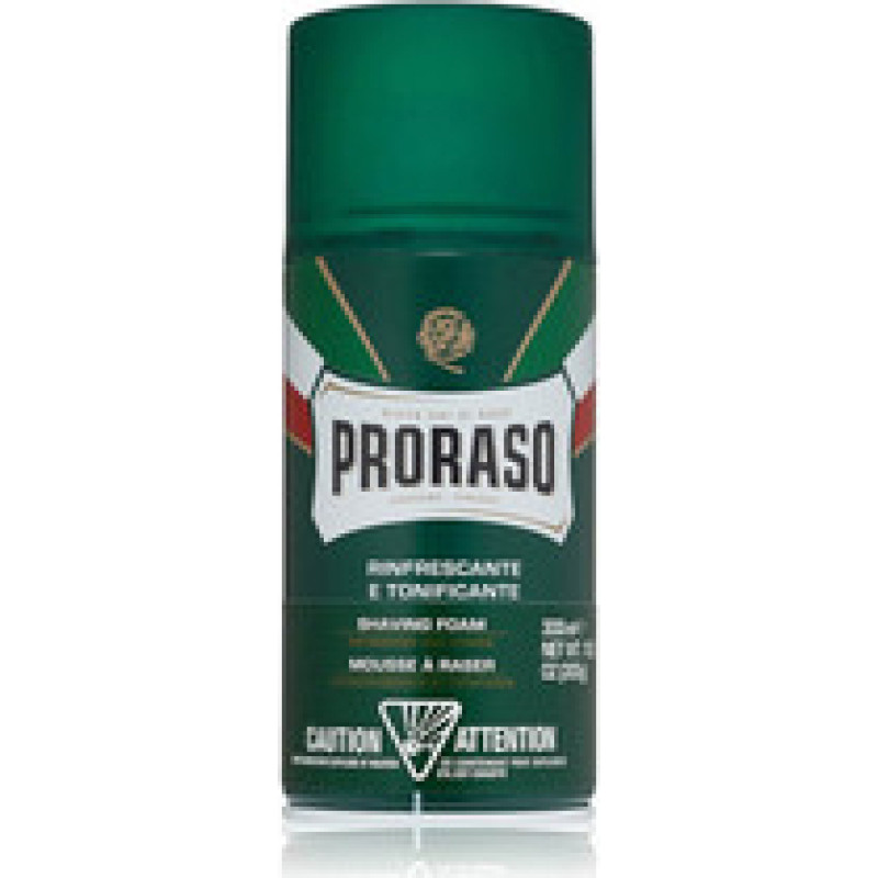 Proraso Green Shaving Foam - Refreshing shaving foam with eucalyptus