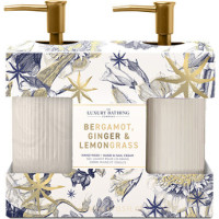 The Luxury Bathing Company D&aacute;rkov&yacute; set p&eacute;če o ruce v krabičce ( Bergamot, Z&aacute;zvor & Lemongrass )