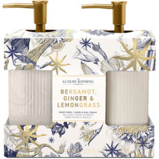 The Luxury Bathing Company D&aacute;rkov&yacute; set p&eacute;če o ruce v krabičce ( Bergamot, Z&aacute;zvor & Lemongrass )