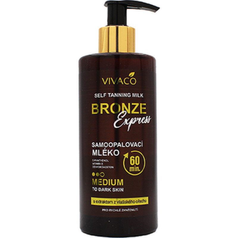 Vivaco Bronze Express Medium - Samoopalovac&iacute; ml&eacute;ko