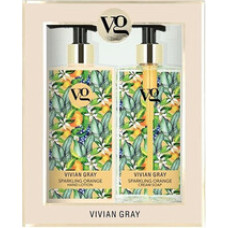 Vivian Gray Sparkling Orange Cream Soap & Hand Lotion Set - Kosmetick&aacute; sada na ruce