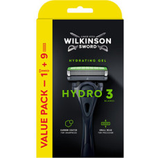 Wilkinson Sword Hydro 3 Set - Shaver with one head + spare head (8 pcs)