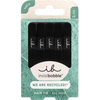 Invisibobble Hair Tie Black - Gumička do vlasů 5 ks