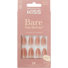 Kiss My Face Bare-But-Better Nails - Gelov&eacute; nehty ( 28 ks )