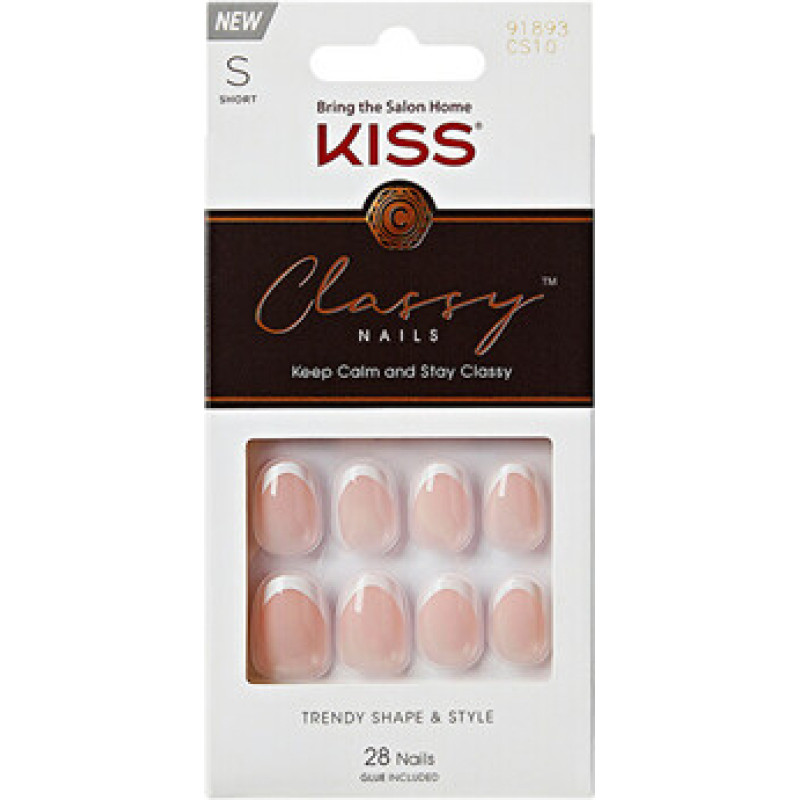 Kiss My Face Classy Nails Exclusive Only - Gelov&eacute; nehty ( 28 ks )