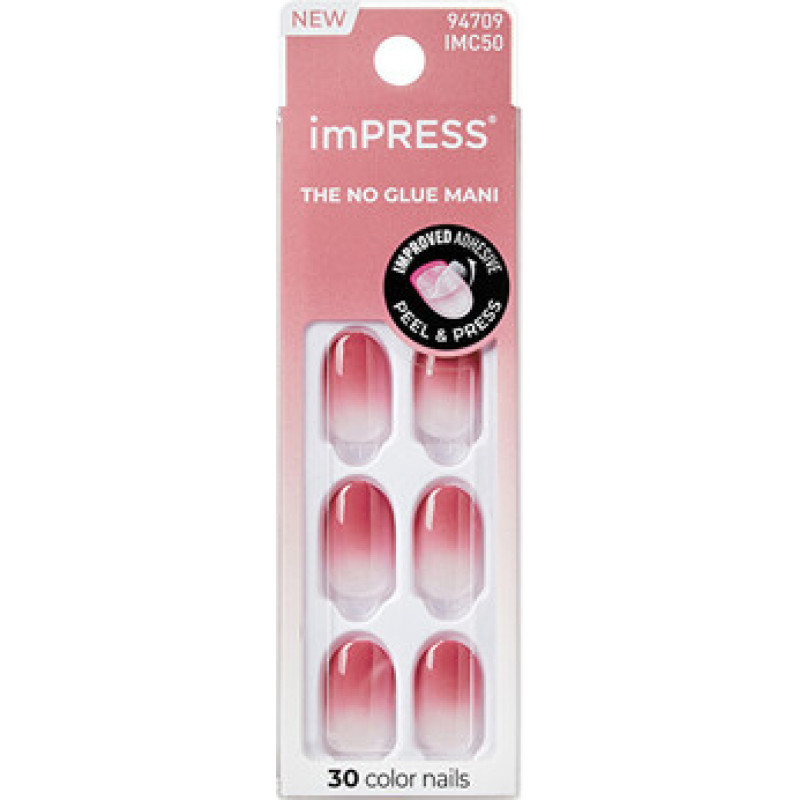 Kiss My Face imPRESS Color Nails Beat The Heat Nails - Samolep&iacute;c&iacute; nehty ( 30 ks )