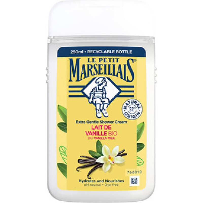Le Petit Marseillais BIO Vanilla Milk Shower Cream - Kr&eacute;mov&yacute; sprchov&yacute; gel