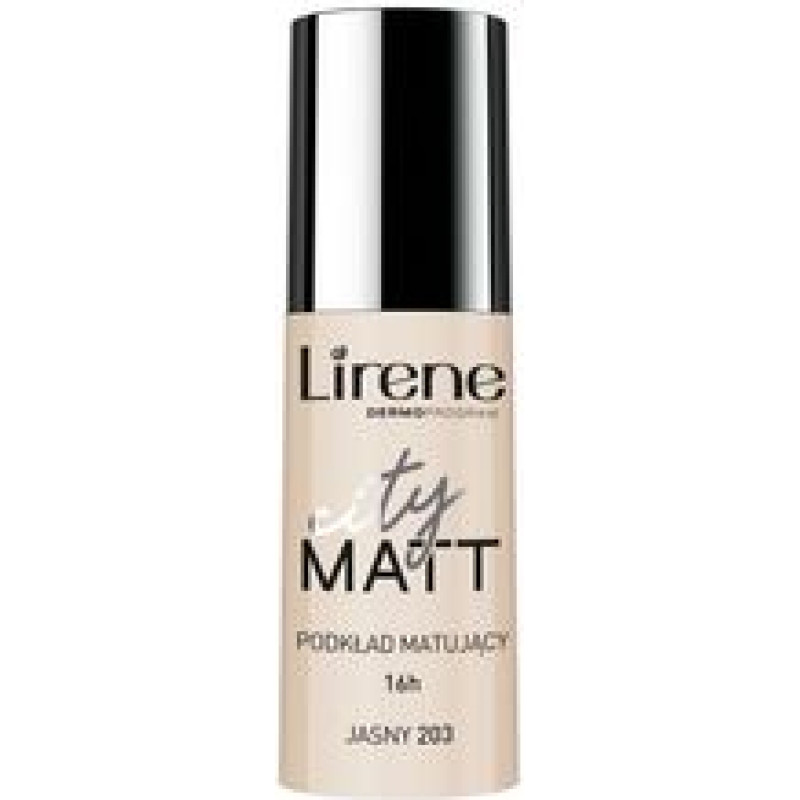 Lirene City Matt Fluid Smoothing Bright - Matuj&iacute;c&iacute; fluidn&iacute; make-up s vyhlazuj&iacute;c&iacute;m efektem 30 ml