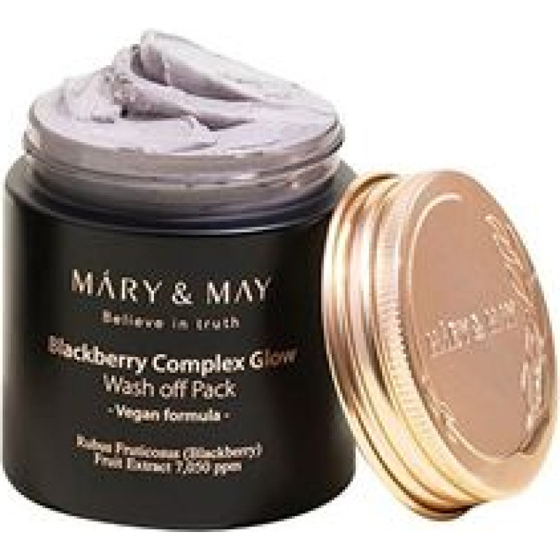 Mary & May Blackberry Complex Glow Wash Off Pack - Rozjasňuj&iacute;c&iacute; pleťov&aacute; maska