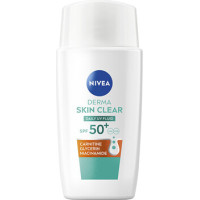 Nivea Derma Skin Clear Daily UV Fluid SPF 50+ - Denn&iacute; UV fluid pro problematickou pleť