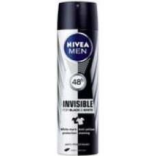 Nivea Invisible For Black & White Power Antiperspirant - Antiperspirant Spray for Men