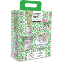 Sweet Home Collection Pink Oleander Set - D&aacute;rkov&aacute; sada aroma difuz&eacute;ru se sv&iacute;čkou