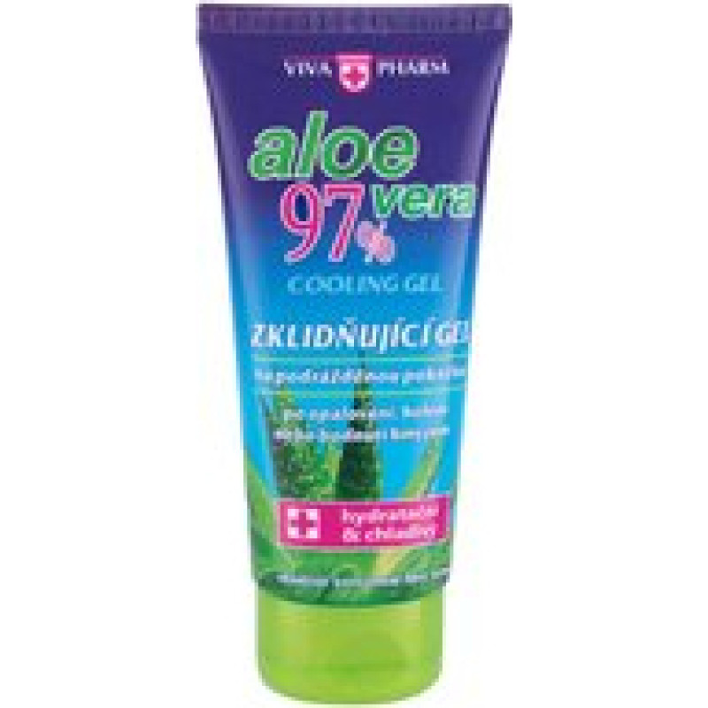 Vivaco VivaPharm Aloe Vera Cooling Gel - Soothing cooling gel after sunbathing, shaving and insect stings