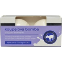 Vivapharm Koupelov&aacute; bomba s koz&iacute;m ml&eacute;kem 2 x 75 g