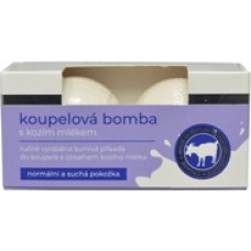 Vivapharm Koupelov&aacute; bomba s koz&iacute;m ml&eacute;kem 2 x 75 g
