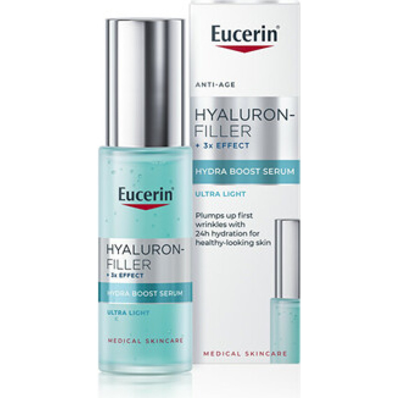 Eucerin Hyaluron-Filler+3x Effect Hydra Boost Serum - Hydratačn&iacute; pleťov&eacute; s&eacute;rum