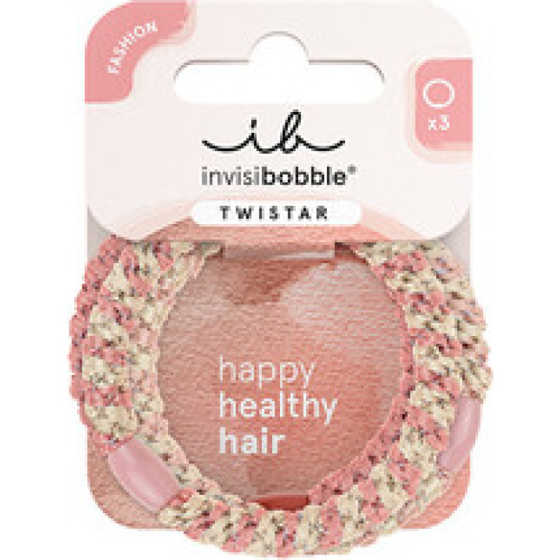Invisibobble Twistar Blush Braids (3 pcs)