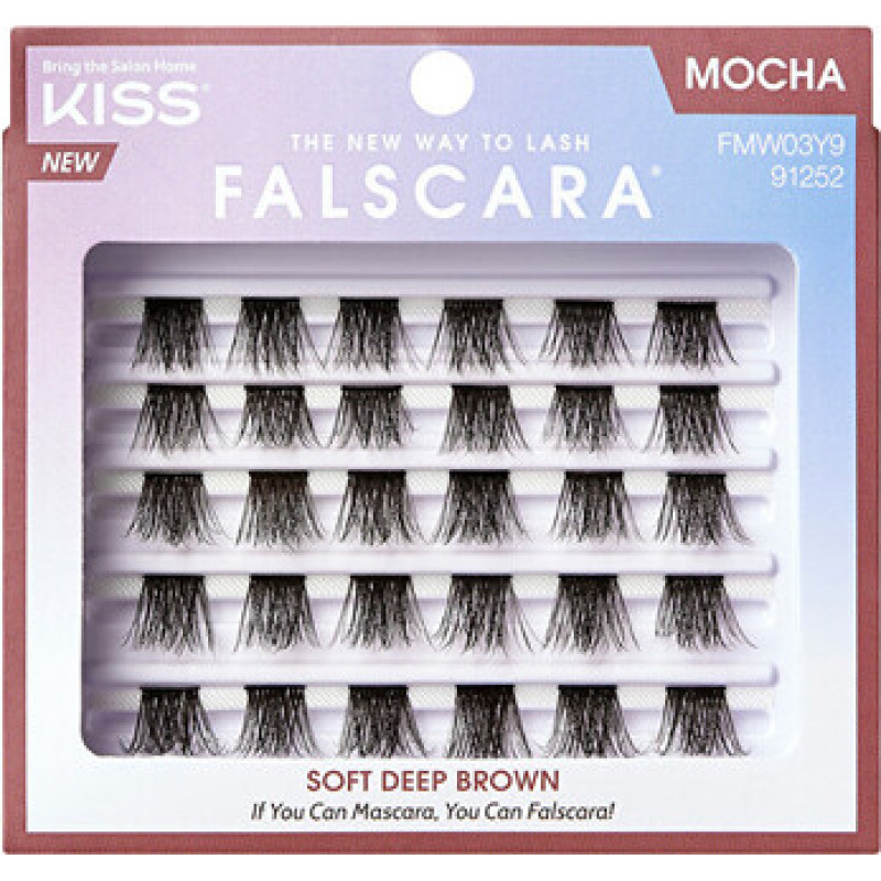 Kiss My Face Falscara Multi Wisps Mocha Lashes - Uměl&eacute; řasy ( 24 ks )