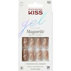 Kiss My Face Gel Fantasy Magnetic Drama Nails - Gelov&eacute; nehty 28 ks