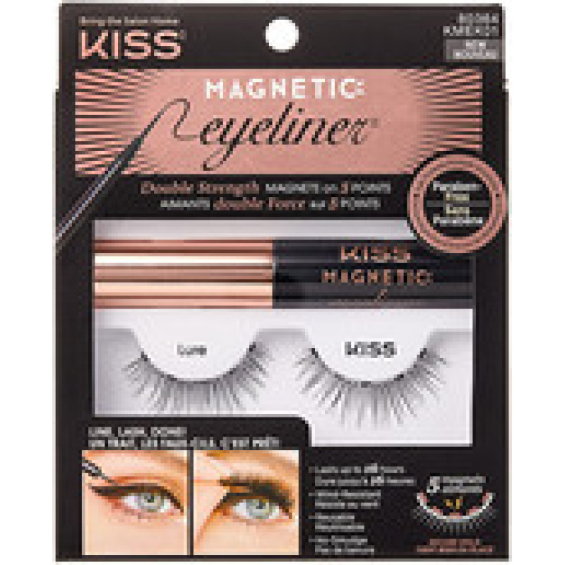 Kiss My Face Magnetic Eyeliner & Lash Kit - Magnetic false eyelashes with eyeliner