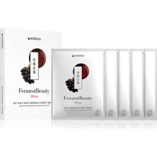 Korika FermentBeauty Wine Mask Set - Sada anti-aging pl&aacute;t&yacute;nkov&yacute;ch masek