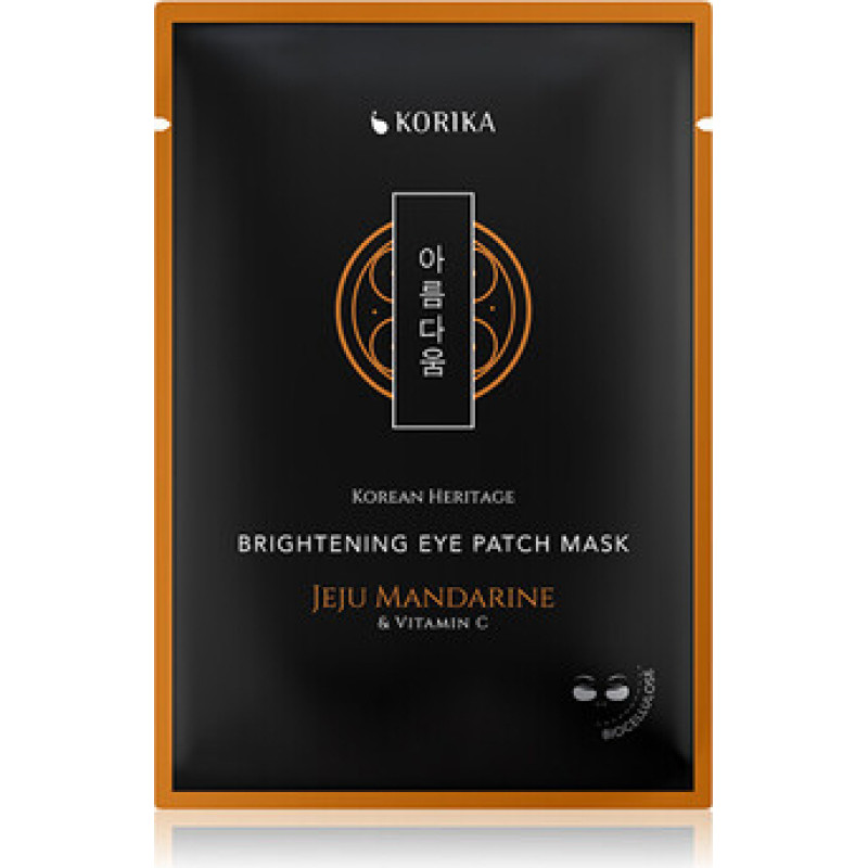 Korika Korean Heritage Brightening Eye Patch Mask - Rozjasňuj&iacute;c&iacute; biocelul&oacute;zov&aacute; maska na očn&iacute; okol&iacute;