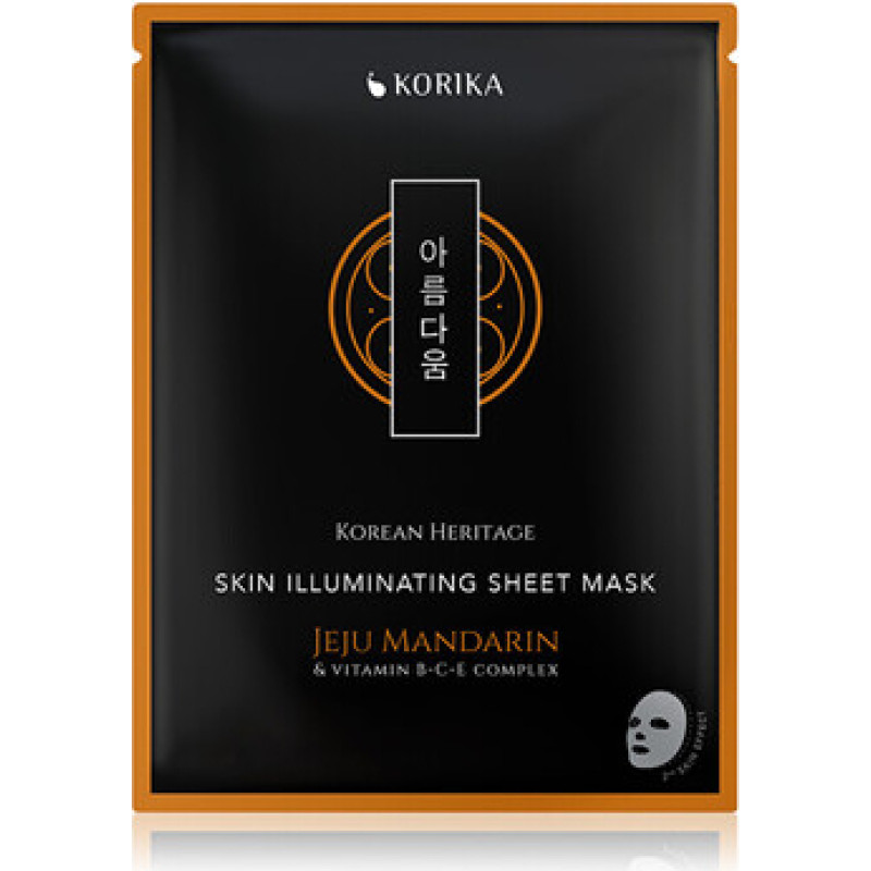Korika Korean Heritage Skin Illuminating Sheet Mask - Rozjasňuj&iacute;c&iacute; pl&aacute;t&yacute;nkov&aacute; maska