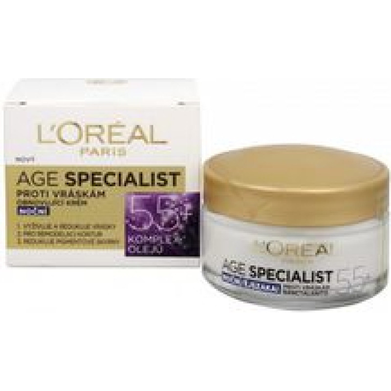 L&acute;or&eacute;al Night Wrinkle Cream Age 55+ Specialist