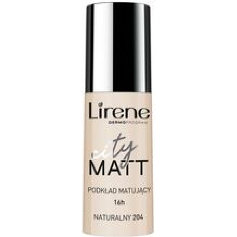 Lirene City Matt Mattifying Liquid Foundation - Matuj&iacute;c&iacute; fluidn&iacute; make-up s vyhlazuj&iacute;c&iacute;m efektem 30 ml