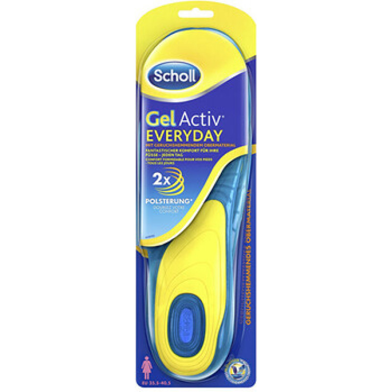 Scholl Gel Active Everyday ( 1 Pair ) - Women's Gel Insoles