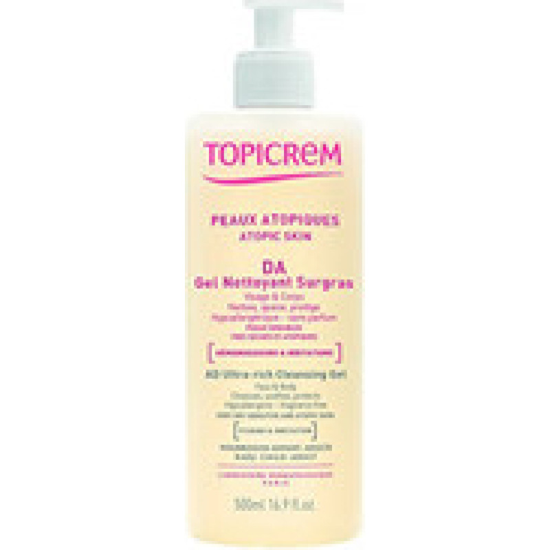 Topicrem DA Ultra-Rich Cleansing Gel - Ultra nourishing cleansing gel