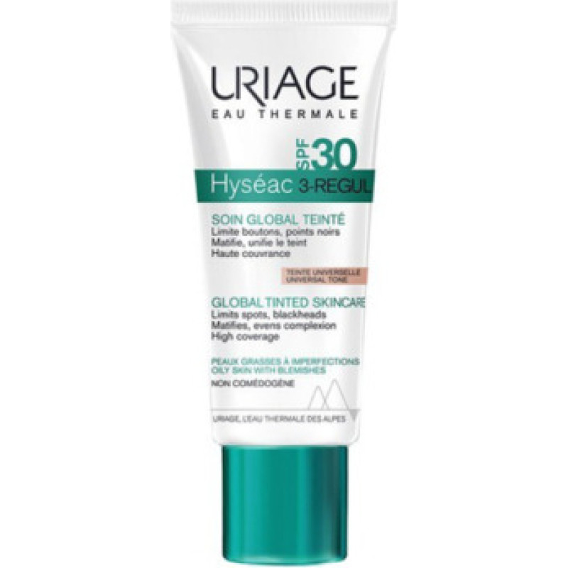 Uriage Hys&eacute;ac 3-Regul SPF 30 (Global Tinted Skin- Care SPF 30) 40 ml