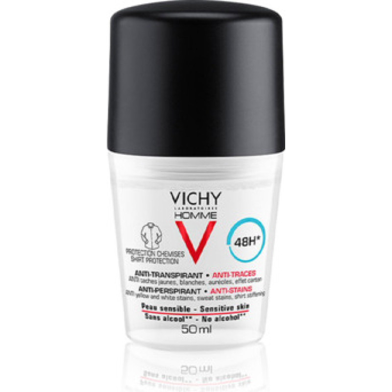 Vichy Homme 48h Antiperspirant - Antiperspirant roll-on