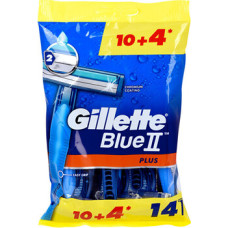 Gillette Blue2 Plus ( 10 + 4 pcs ) - Men's disposable razors