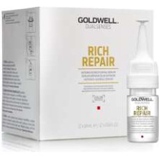Goldwell Dualsenses Rich Repair Intensive Conditioning Serum 12 x 18 ml - Intenzivn&iacute; obnovuj&iacute;c&iacute; s&eacute;rum pro such&eacute; a po&scaron;kozen&eacute; vlasy
