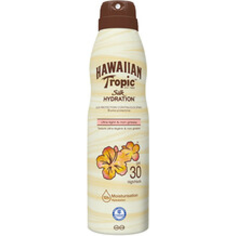 Hawaiian Tropic Silk Hydration Spray Sun Protection Continuous Spray SPF 30