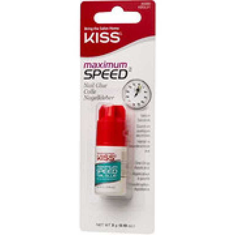 Kiss My Face Maximum Speed ​​Nail Glue - Quick-drying nail glue