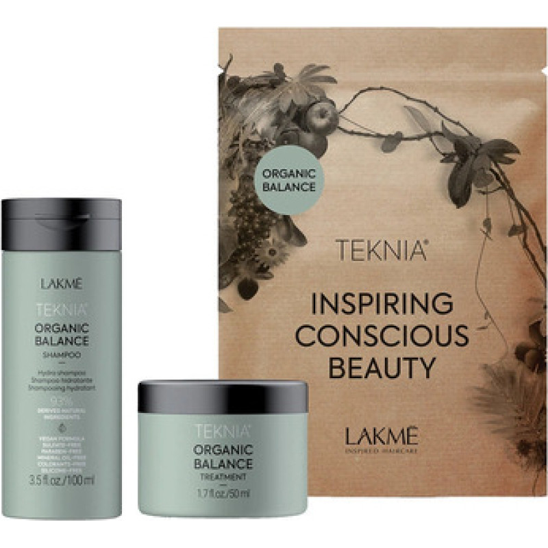 Lakm&eacute; Teknia Organic Balance Travel Pack - Sada pro každodenn&iacute; použit&iacute;