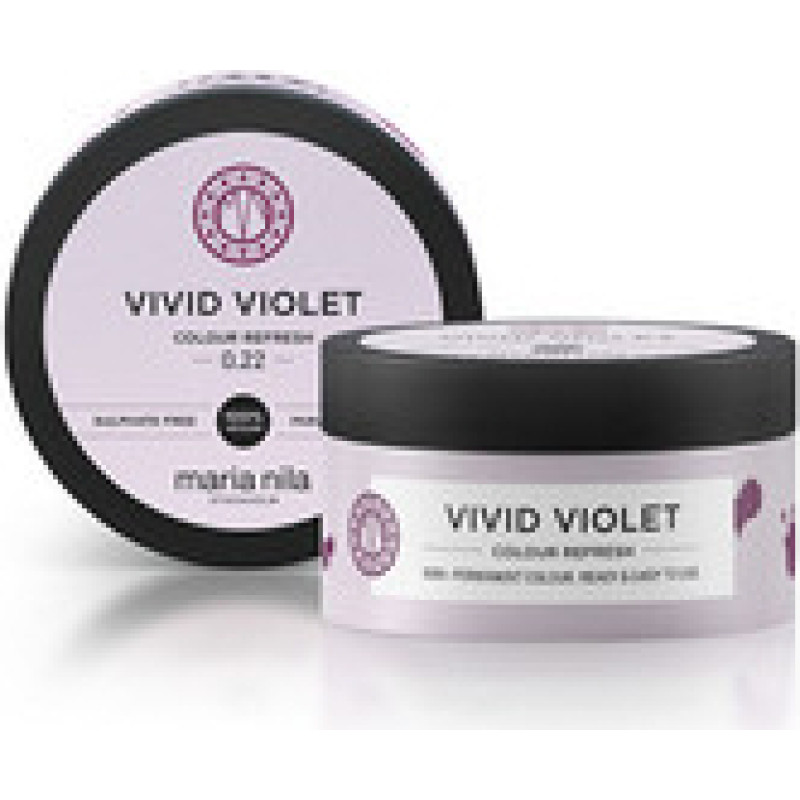 Maria Nila Vivid Violet Colour Refresh Mask - Gentle nourishing mask without permanent color pigments
