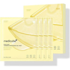 Medicube Kojic Acid Turmeric Brightening Gel Mask - Sada gelov&yacute;ch pleťov&yacute;ch masek proti pigmentov&yacute;m skvrn&aacute;m
