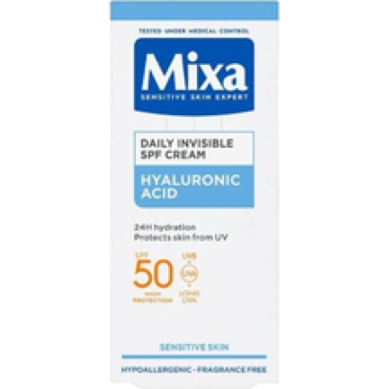 Mixa Daily Invisible SPF Cream SPF 50